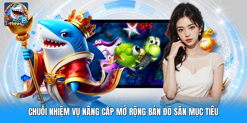 Chuỗi nhiệm vụ nâng cấp mở rộng bản đồ săn mục tiêu