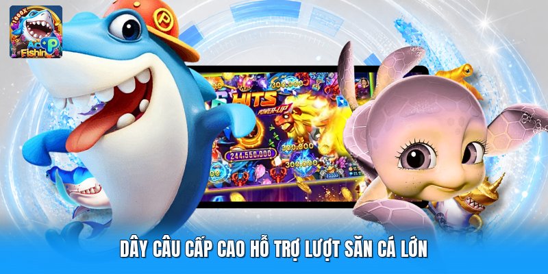 Dây câu cấp cao hỗ trợ lượt săn cá lớn