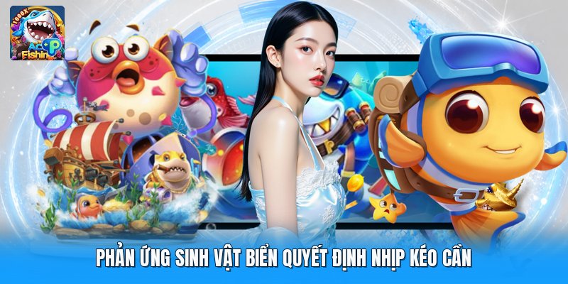 Phản ứng sinh vật biển quyết định nhịp kéo cần